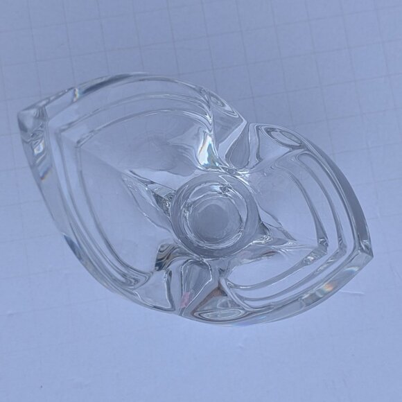 Vintage Art Deco Mikasa German Crystal Tulip 5.25" Candle Holder - Picture 8 of 14